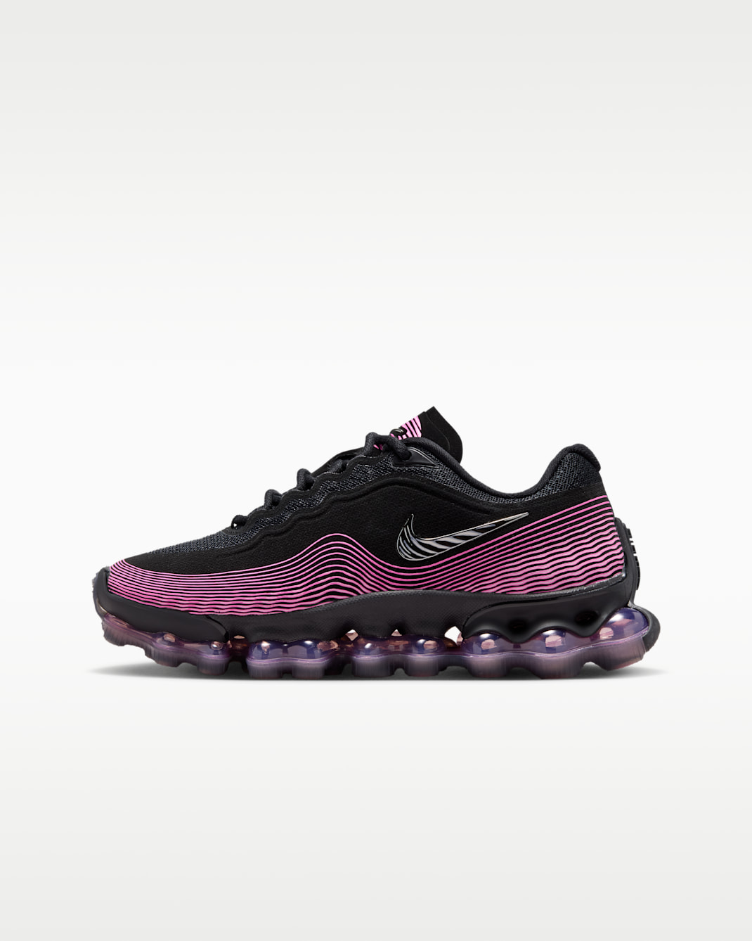 Nike Air Liquid Max Older Kids' Shoes - Black/Playful Pink/Pink Rise/Metallic Silver