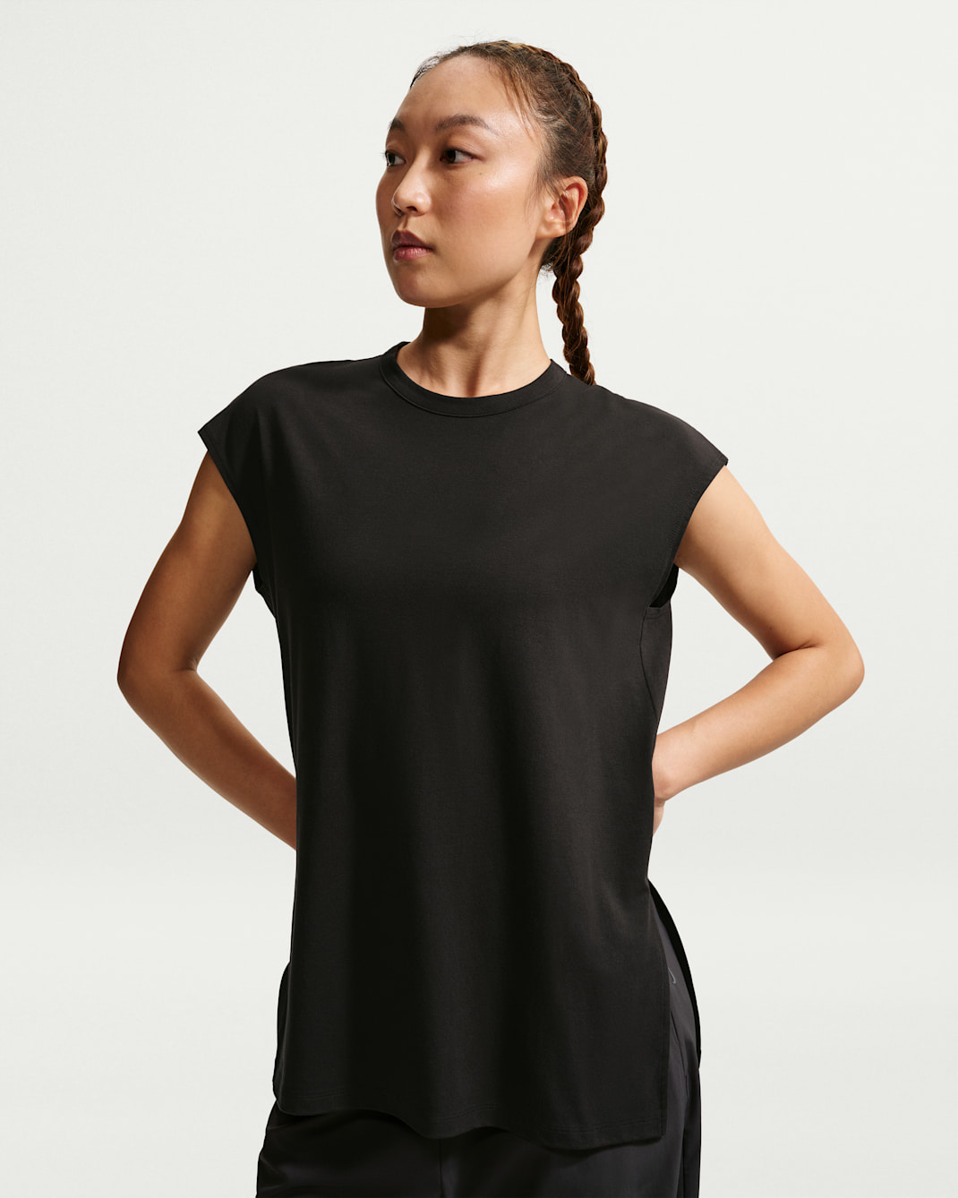 Nike 24.7 ImpossiblySoft Women's Dri-FIT Tank Top - Black/Black/Dark Smoke Grey