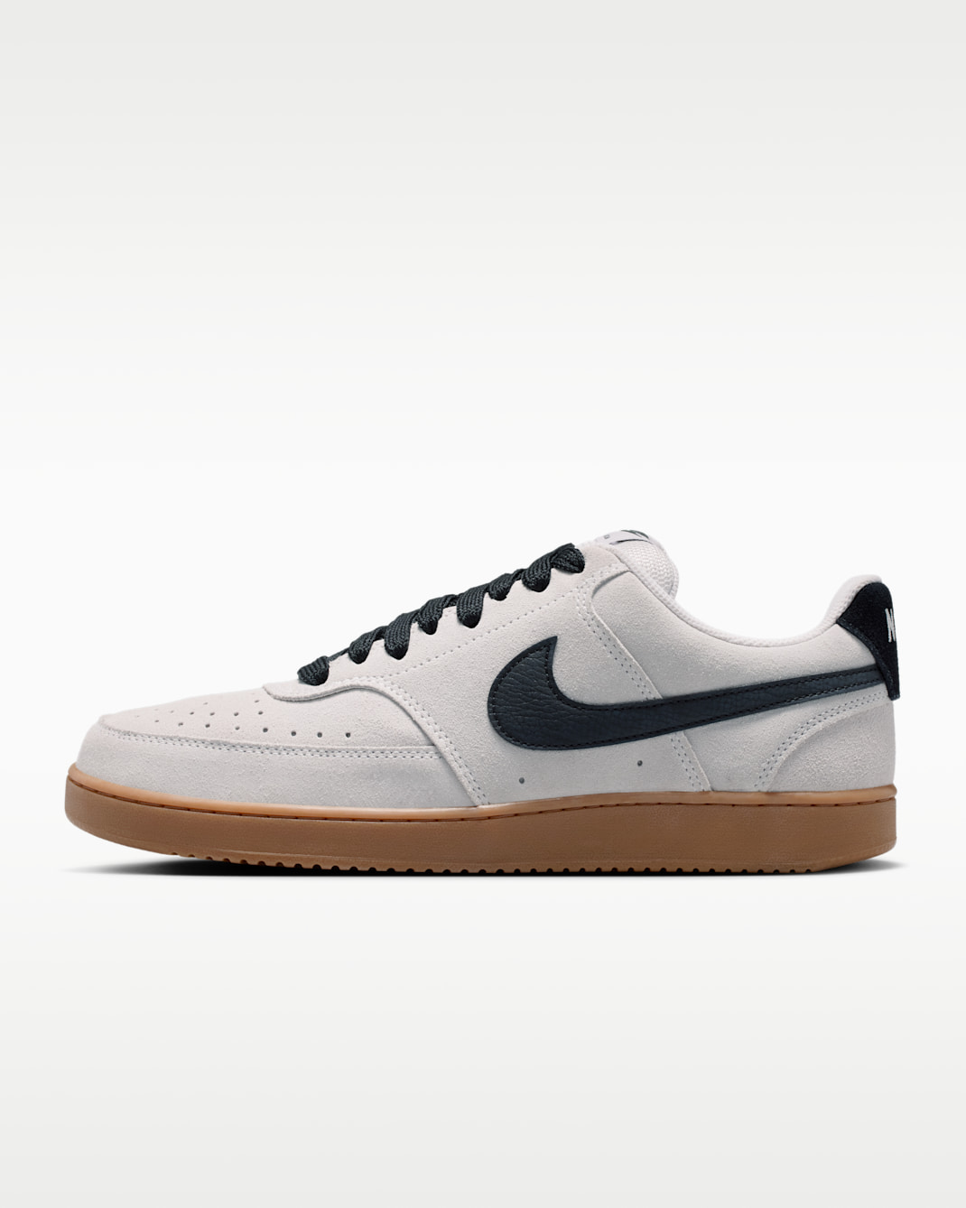 Nike Court Vision Low FL Men's Shoes - Vast Grey/Gum Medium Brown/Black