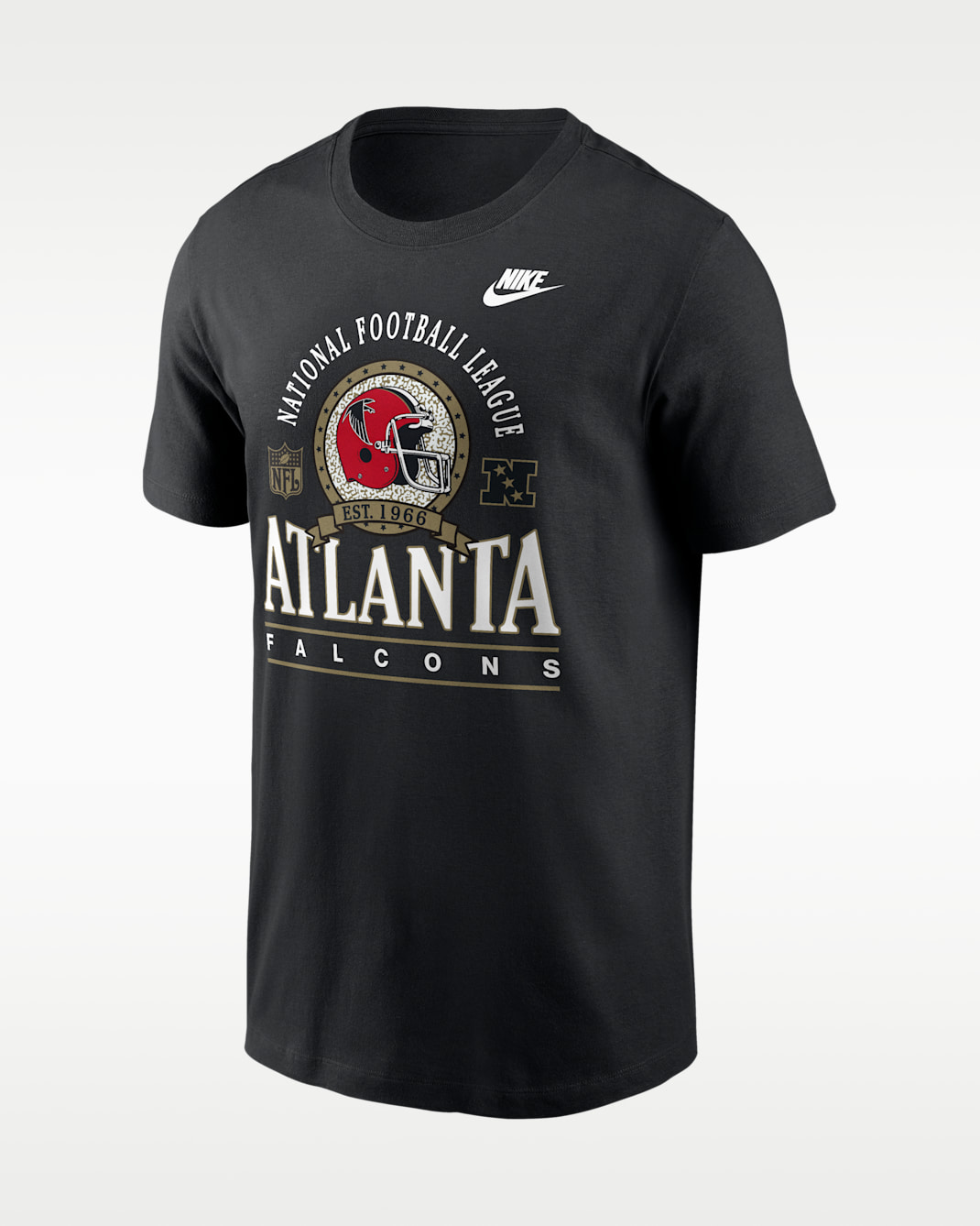 Playera Nike de la NFL para hombre Atlanta Falcons Rewind Essential - Negro