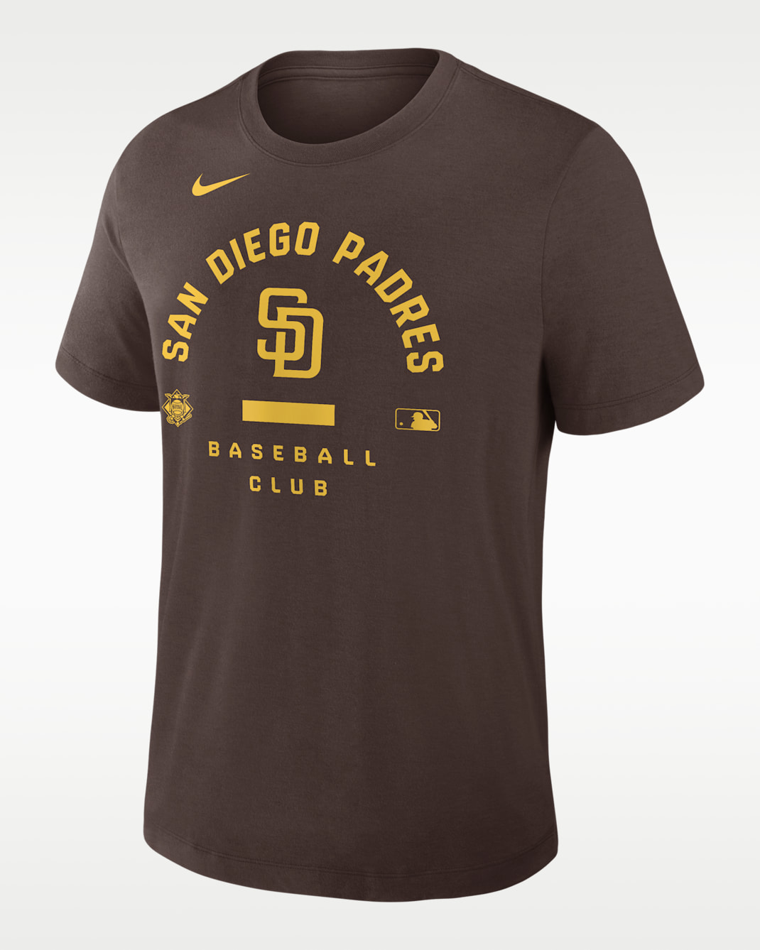 San Diego Padres Authentic Collection Early Work Men's Nike Dri-FIT MLB T-Shirt - Brown