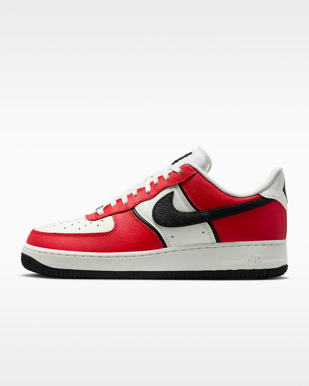 Nike Air Force 1 '07 LV8 Men's Shoes - University Red/Sail/Metallic Silver/Black