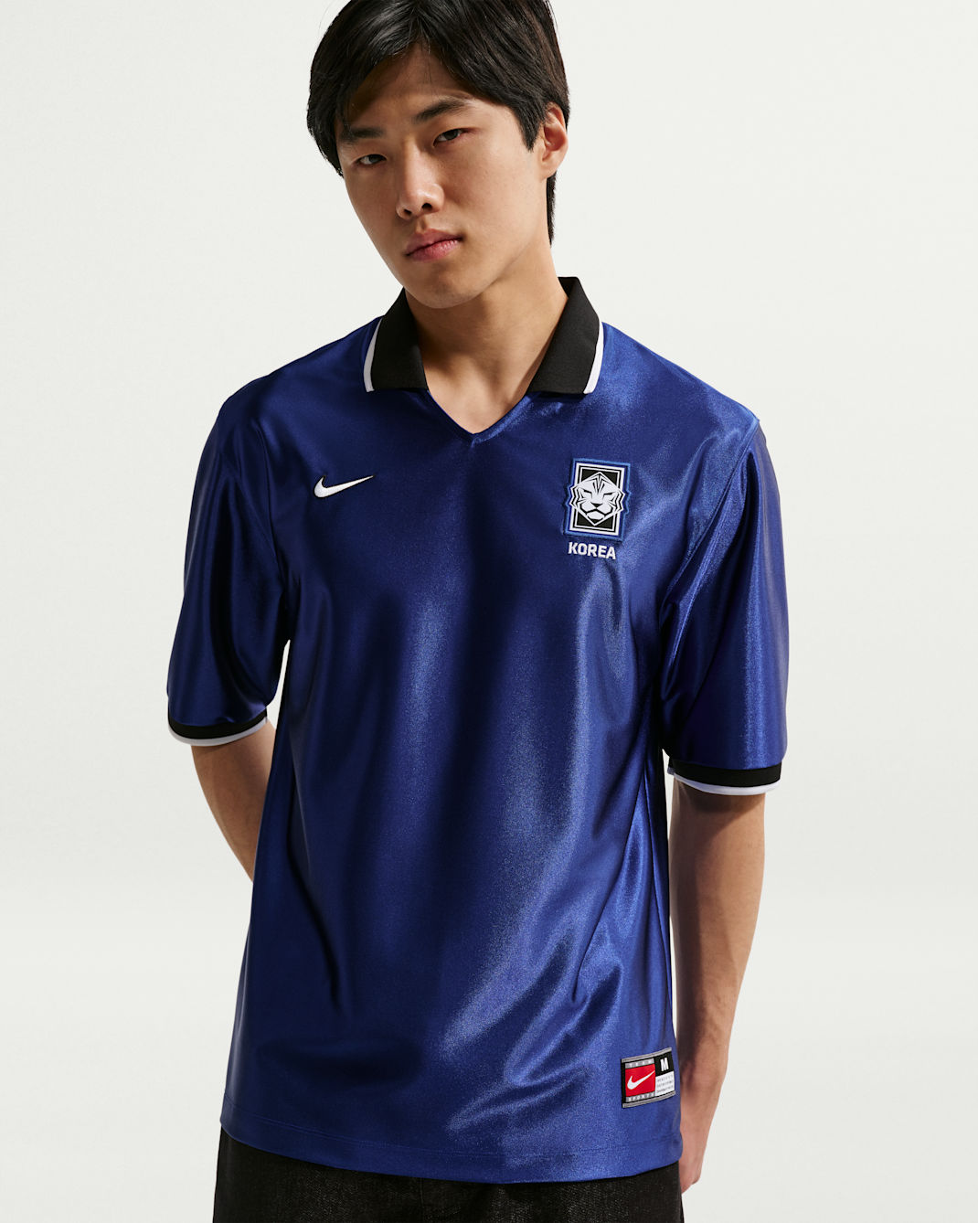 Korea Energy Men's Nike Dri-FIT Short-Sleeve Soccer Top - Global Blue/Black/White