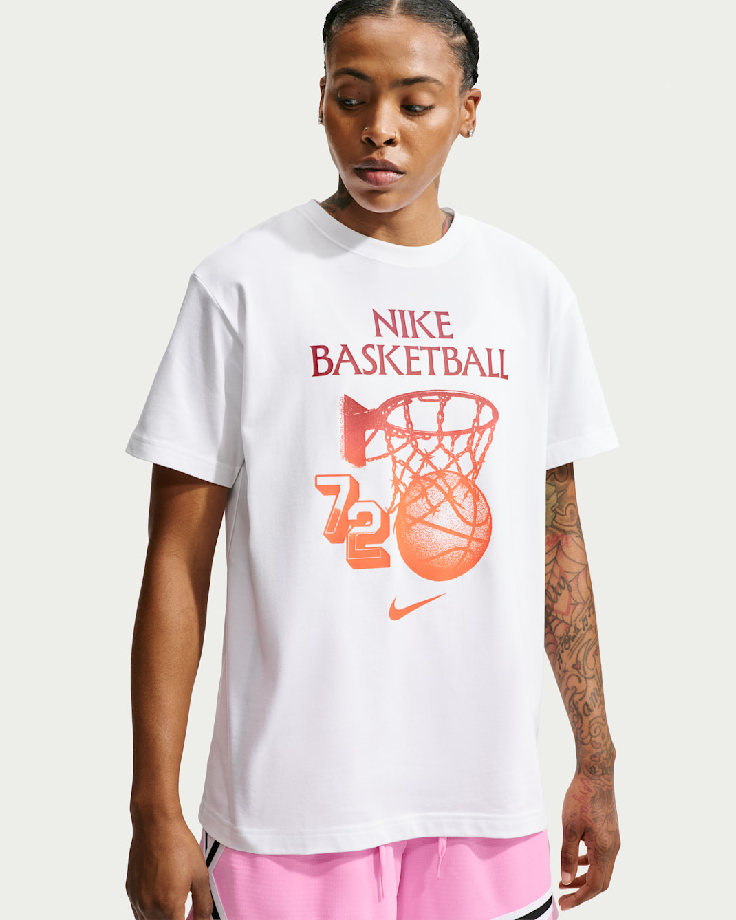 Nike Move Women's Dri-FIT Basketball T-Shirt - White