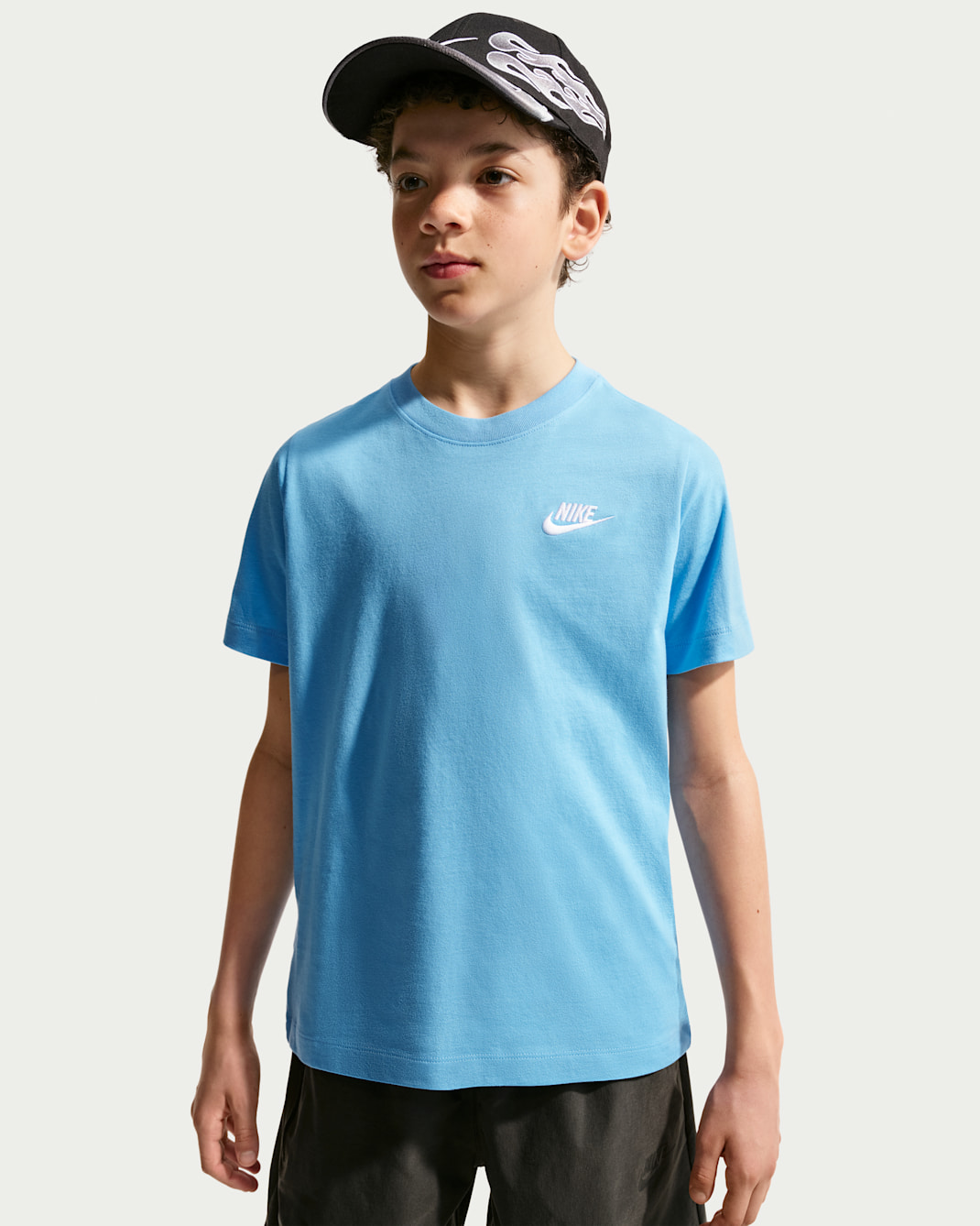 T-shirt Nike Sportswear för ungdom - Football Blue