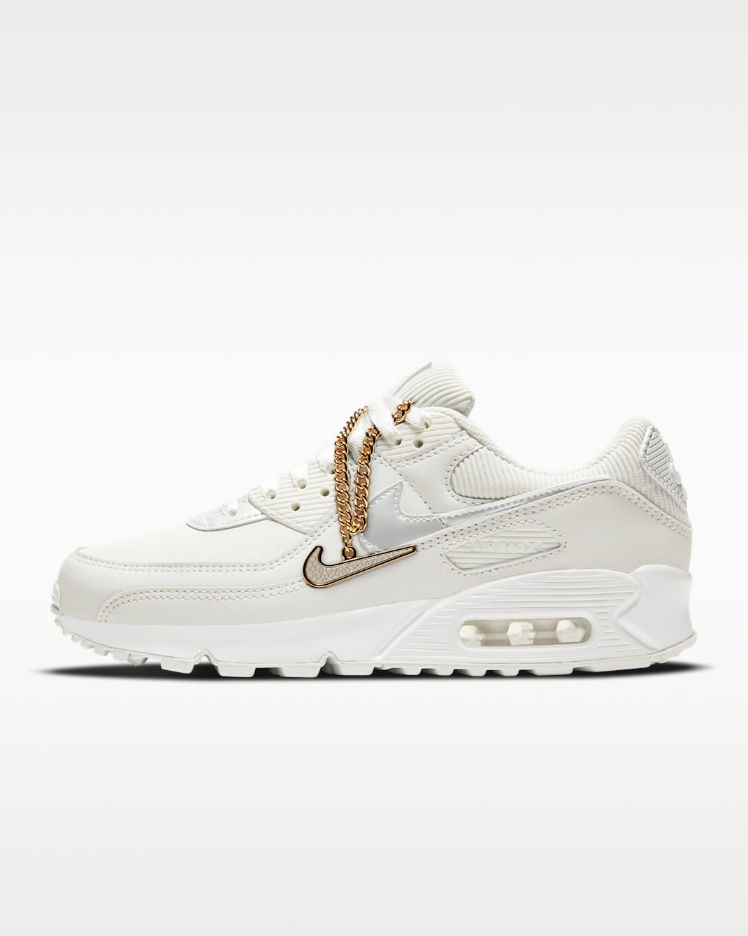 Nike Air Max 90 Women's Shoe - Summit White/Dark Beetroot/White/Summit White