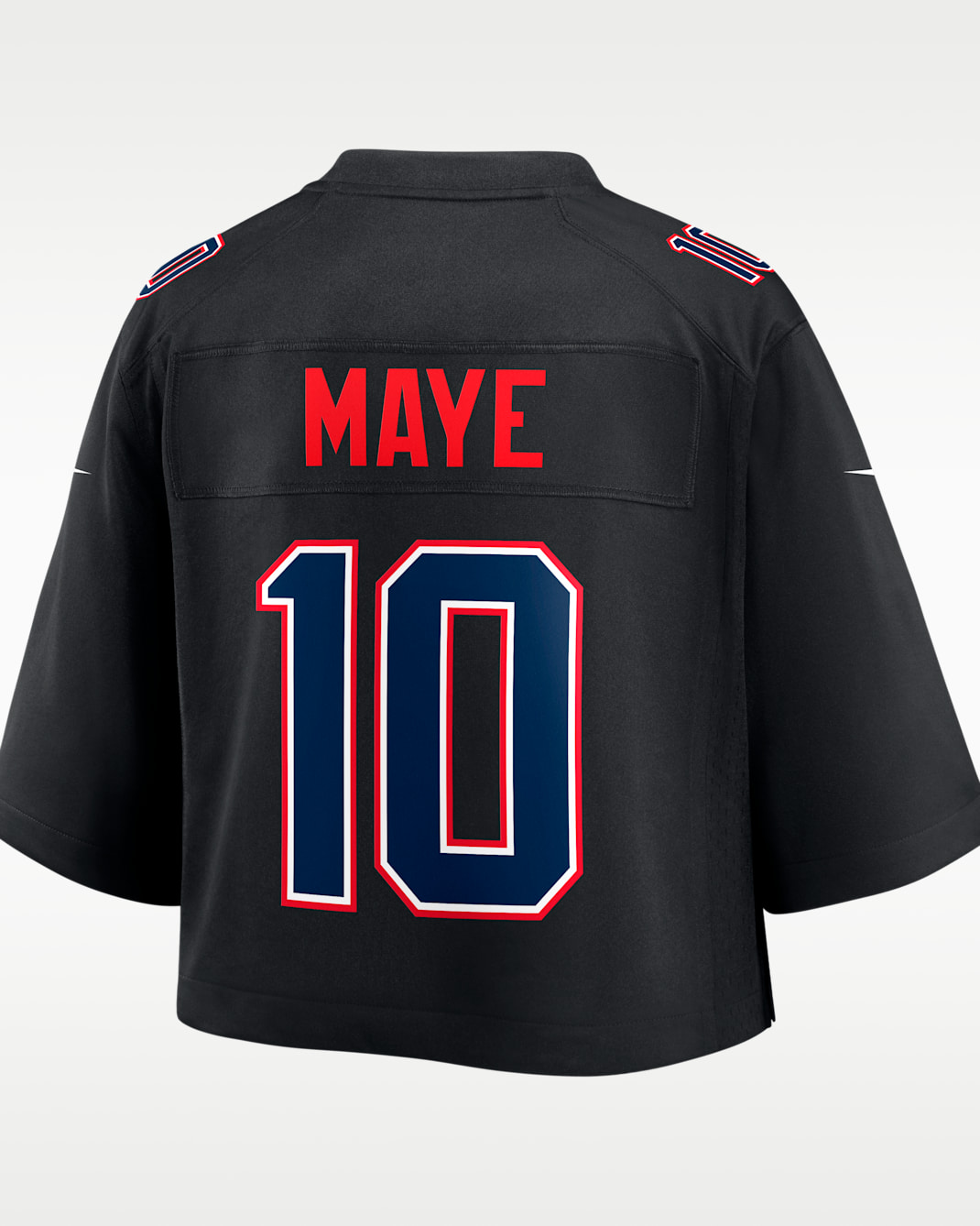 Drake Maye New England Patriots Women's Nike NFL Cropped Tundra Game Jersey