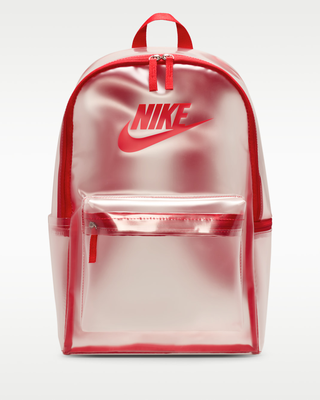 Mochila Nike Heritage Crystal (25 L) - Transparente/Rojo universitario/Rojo universitario