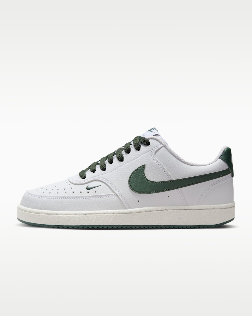 Nike Court Vision Low Next Nature Women's Shoes - White/Stadium Green/Sail/Vintage Green