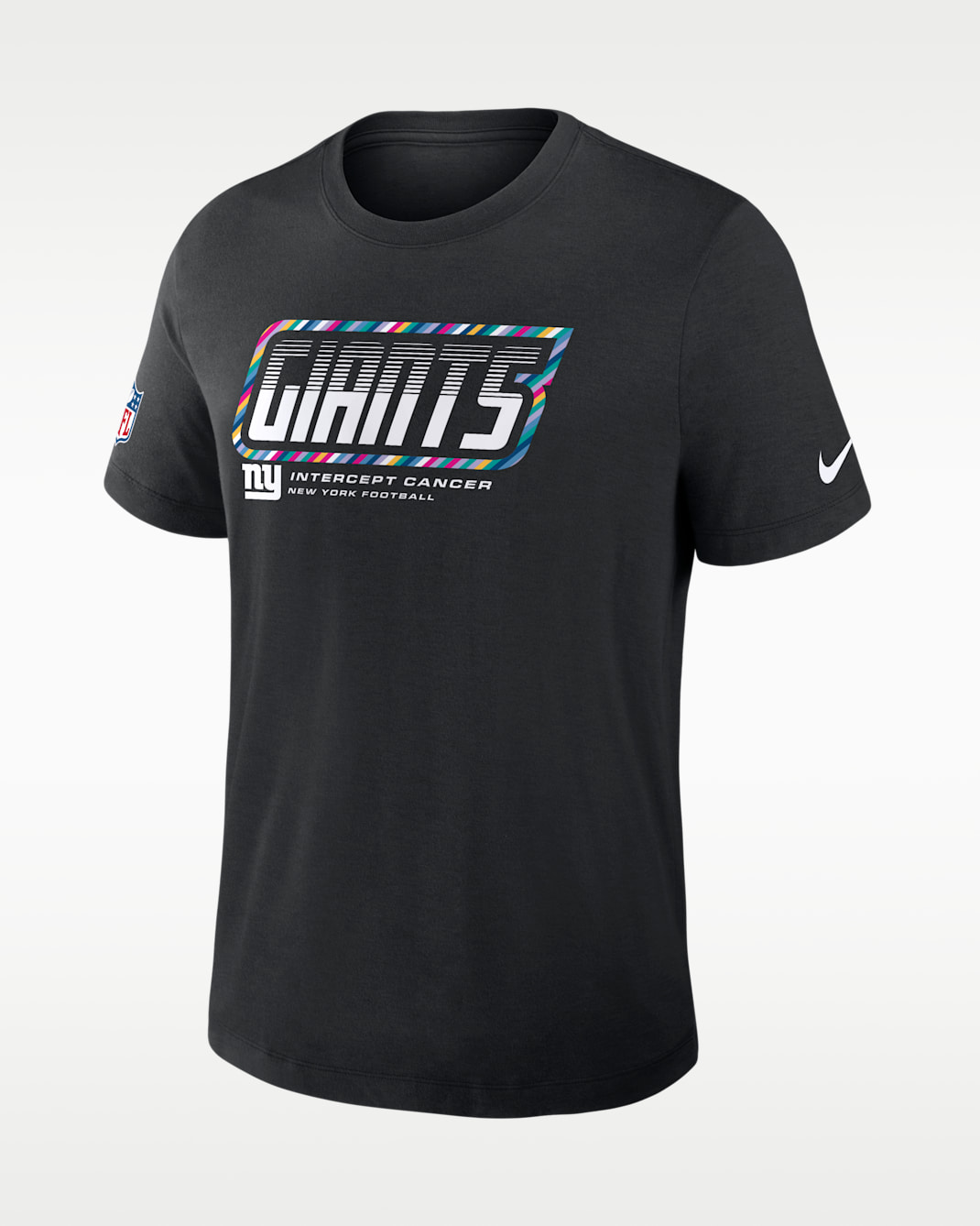 New York Giants Crucial Catch Sideline Men's Nike Dri-FIT NFL T-Shirt - Black