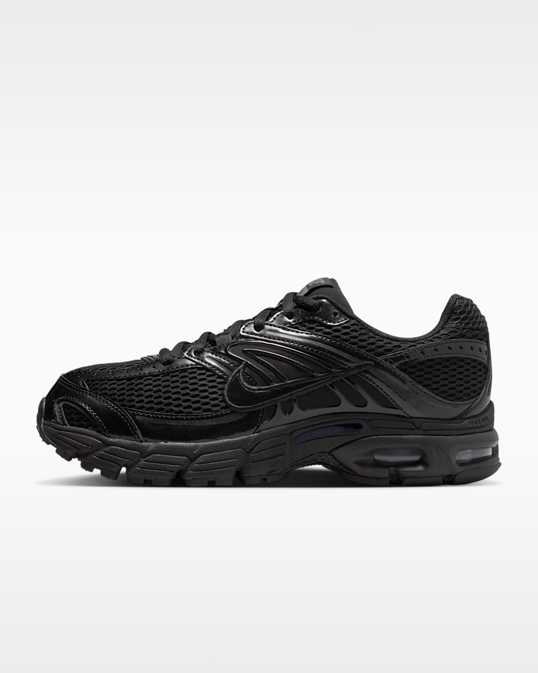 Nike Air Max Moto 2K Women's Shoes with Reflective Accents - Black/Iron Grey/Metallic Silver/Black