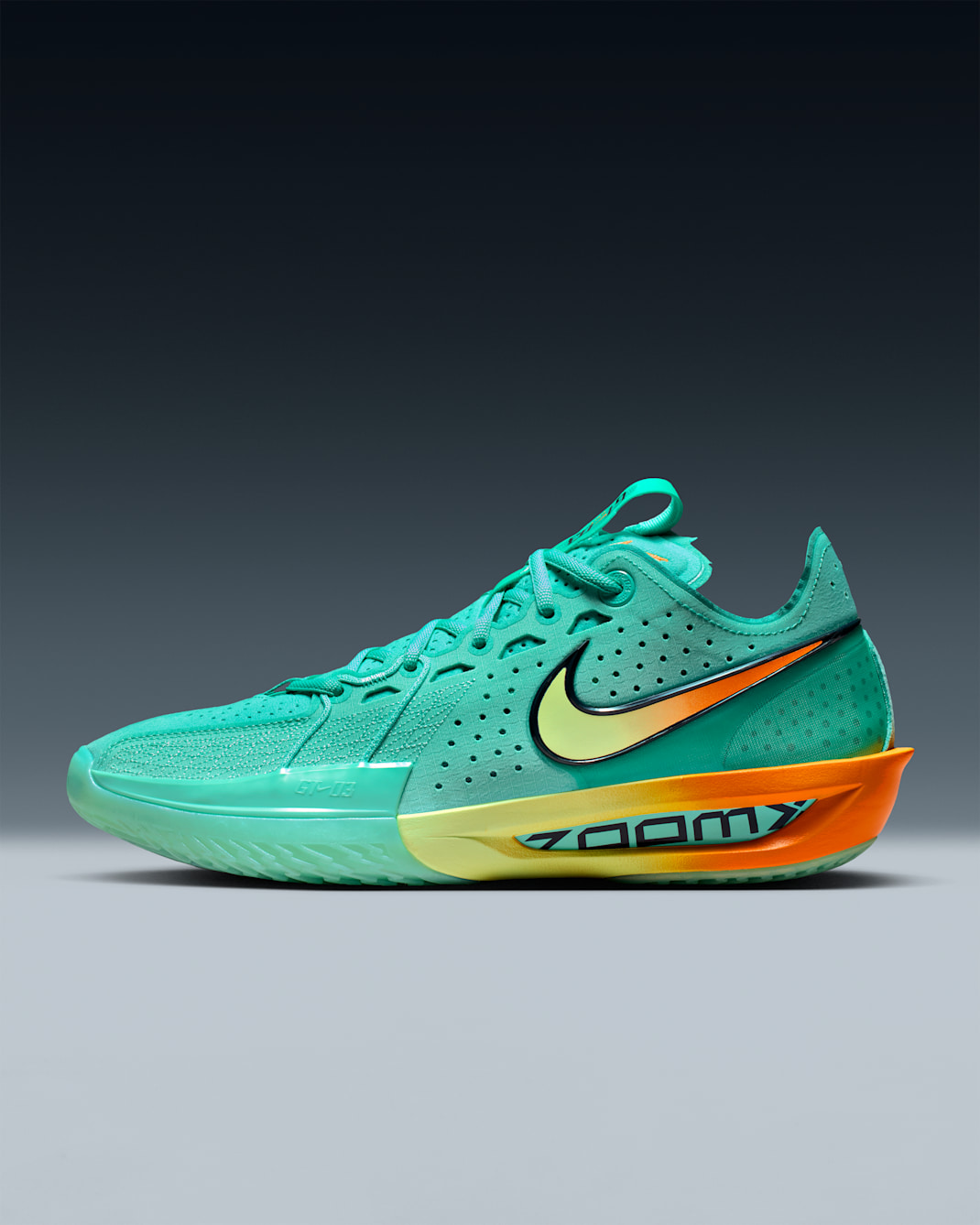 Tenis de básquetbol Nike G.T. Cut 3 - Turquesa desteñido/Voltio ligero/Azul marino militar/Reloj de sol