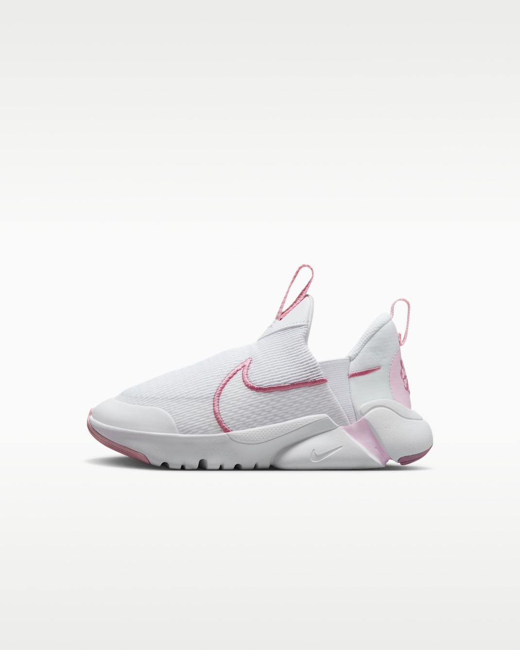Nike Flex Plus 2 Little Kids' Shoes - White/Pink Foam/Medium Soft Pink/Elemental Pink