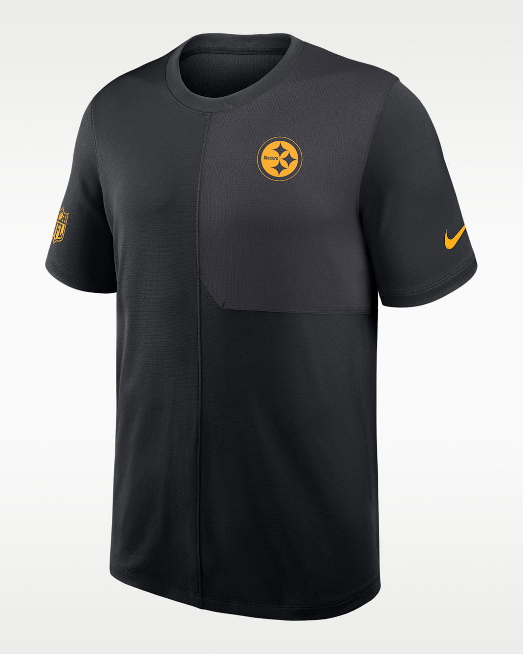 Playera Nike Dri-FIT de la NFL para hombre Pittsburgh Steelers Sideline Coach - Negro