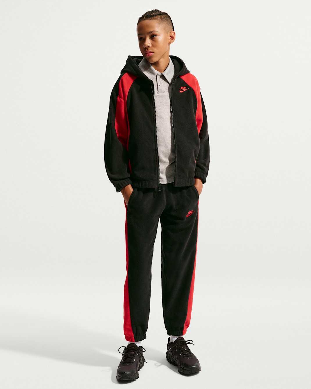 Nike Club Fleece Big Kids' Winterized Full-Zip Hoodie