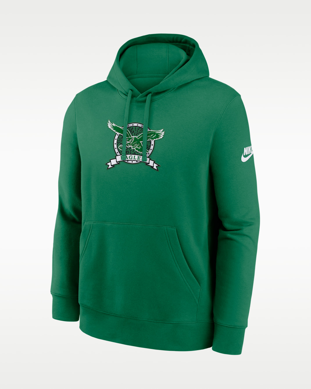 Sudadera con gorro sin cierre Nike de la NFL para hombre Philadelphia Eagles Rewind Club - Verde