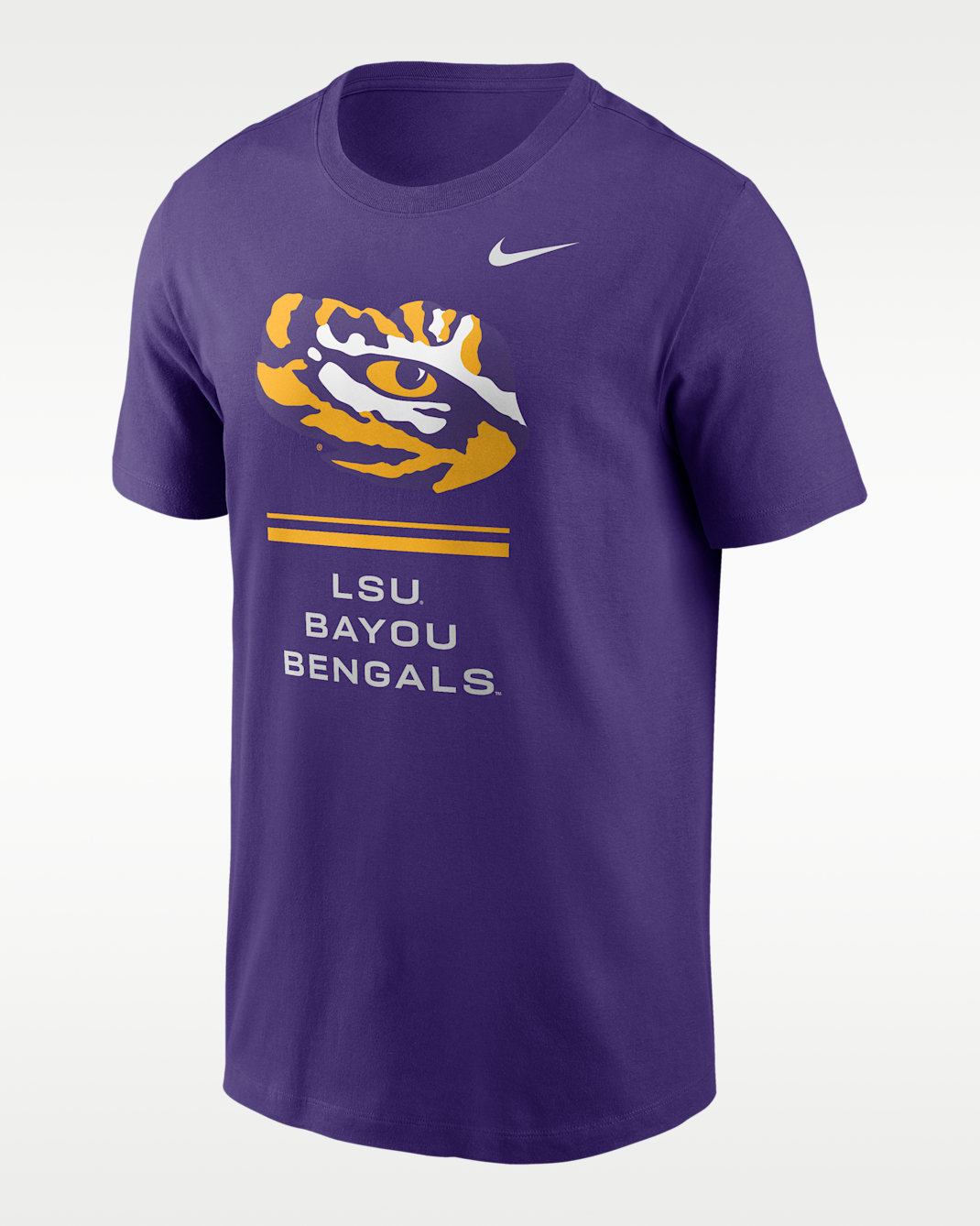 Playera universitaria Nike Dri-FIT para hombre LSU Sideline - Morado