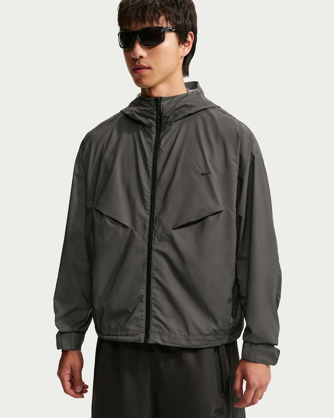 Nike Tech Men's Loose Reflective-Design Full-Zip Jacket - Black/Black
