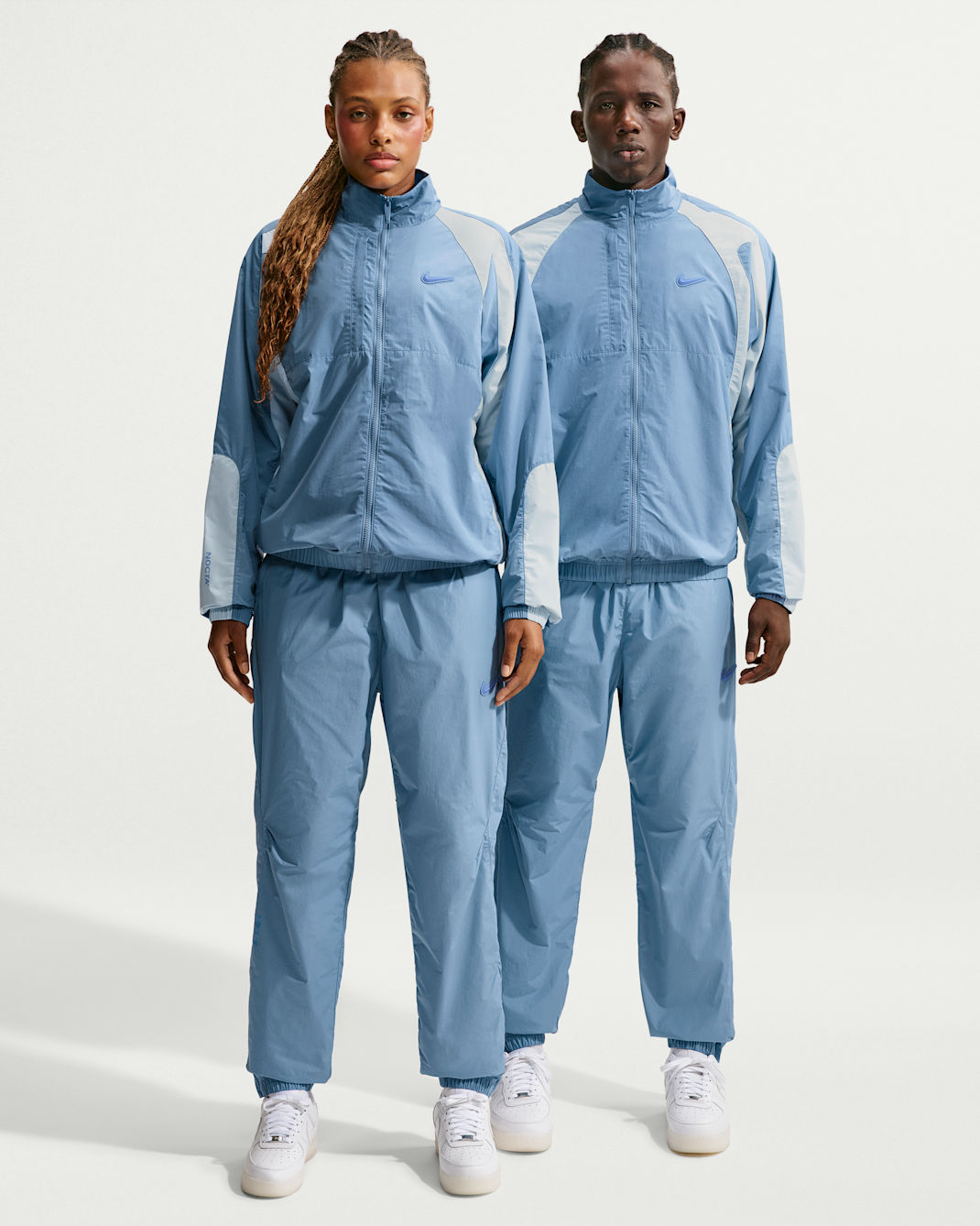 NOCTA Northstar Nylon Tracksuit Bottoms - Work Blue/Polar