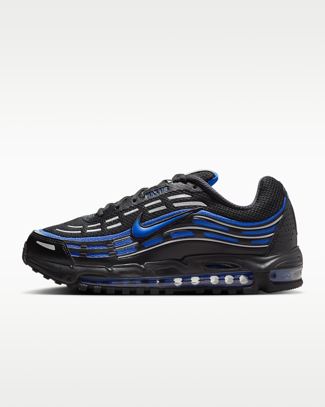 Nike Air Max TL 2.5 Men's Shoes - Black/Black/Metallic Silver/Hyper Royal