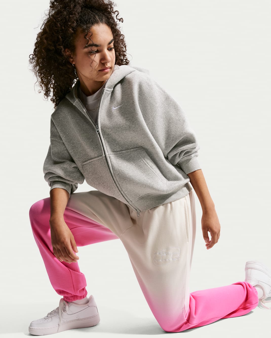 Nike Sportswear Studio Fleece Big Kids' (Girls') Loose Pants