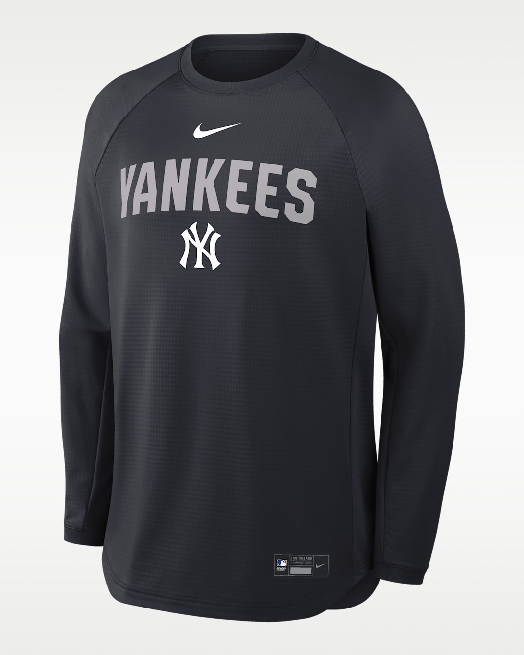 New York Yankees Authentic Collection Men's Nike Dri-FIT Pullover Crew - Pitch Blue