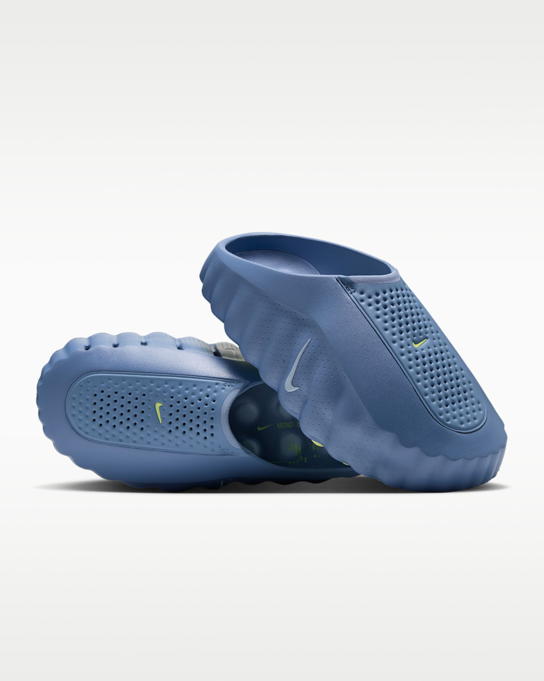 Nike Mind 001 メンズ プレゲーム ミュール - ワークブルー/ライトレモンツイスト/ハイドロジェンブルー