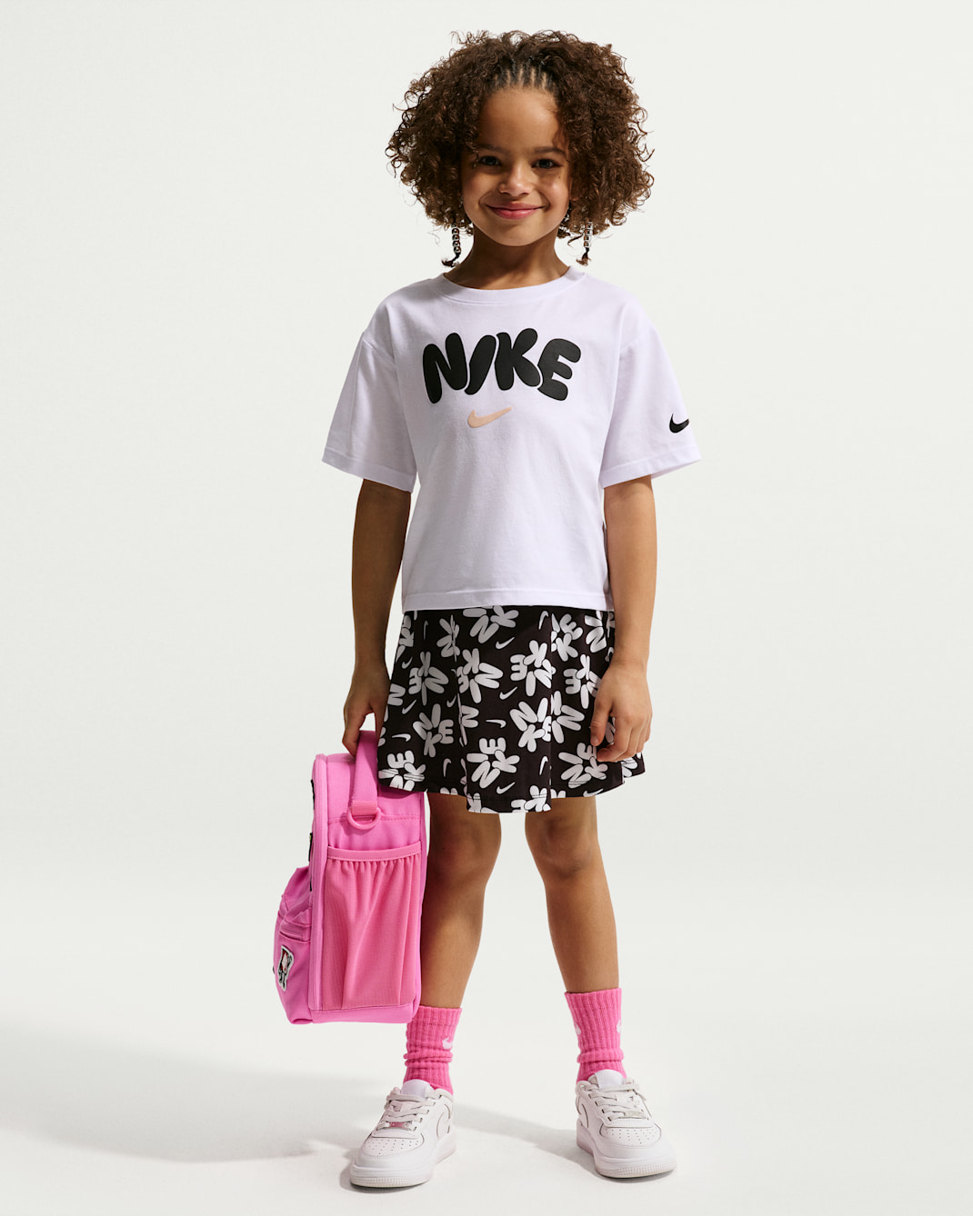 나이키 볼드 플레이 리틀키즈 드라이 핏 투피스 스쿠터 세트 - 블랙