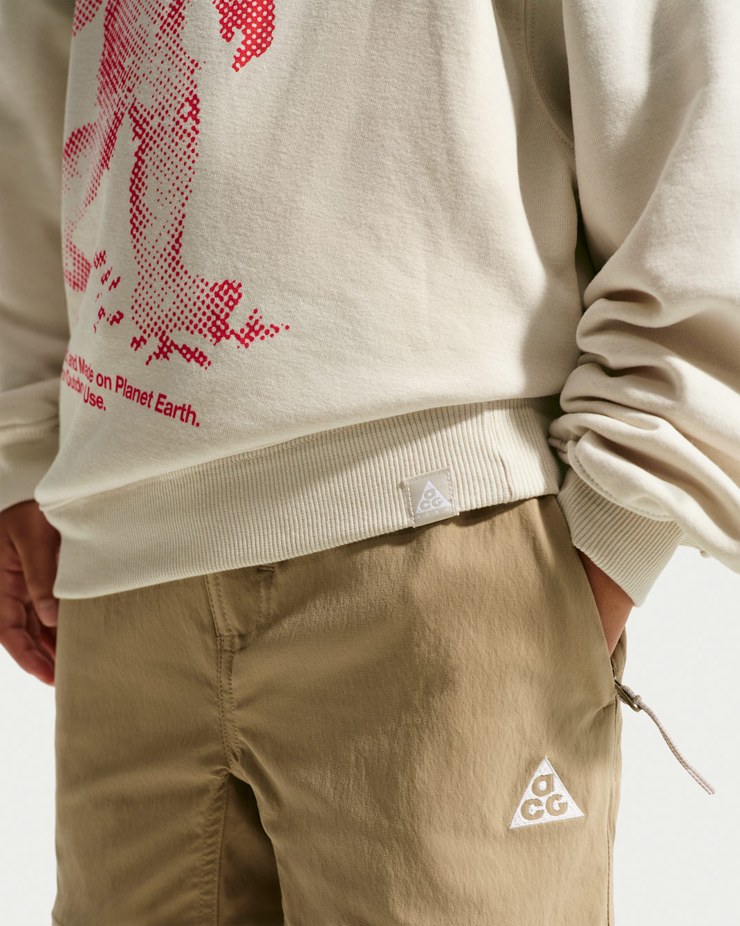 Nike ACG Big Kids' Yeti Crewneck Fleece Top