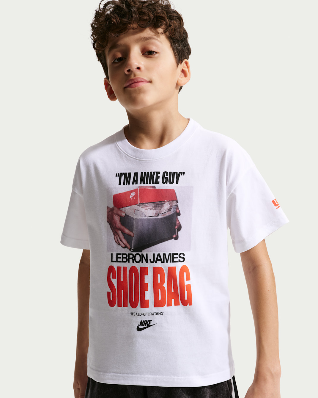LeBron Big Kids' T-Shirt - White
