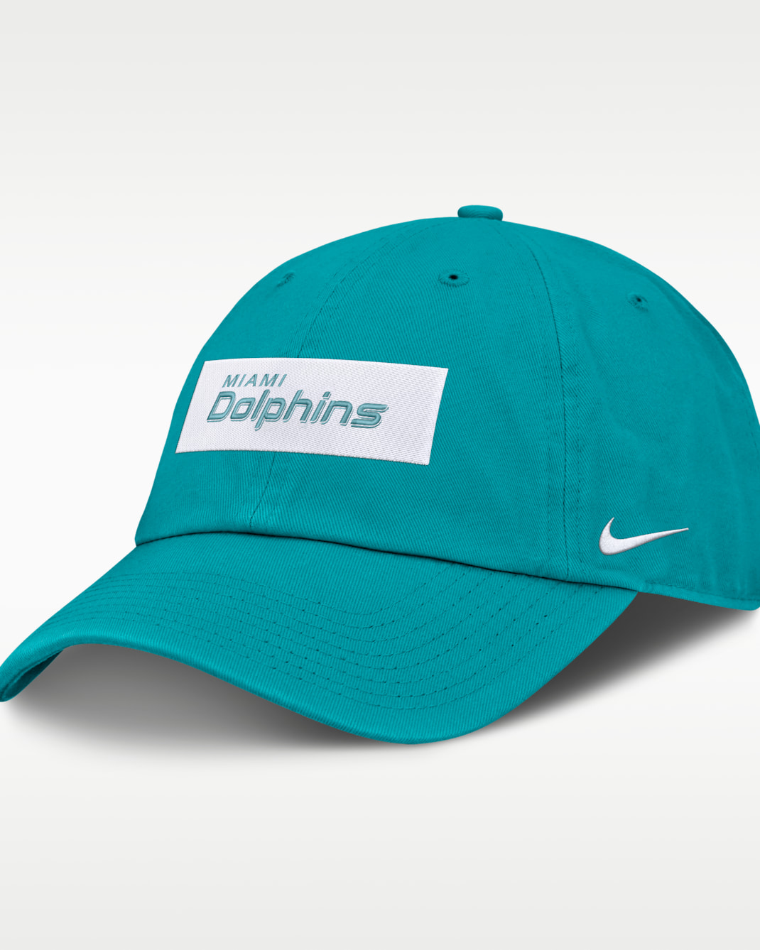 Miami Dolphins Primetime Club Wordmark Men's Nike NFL Adjustable Hat - Aqua