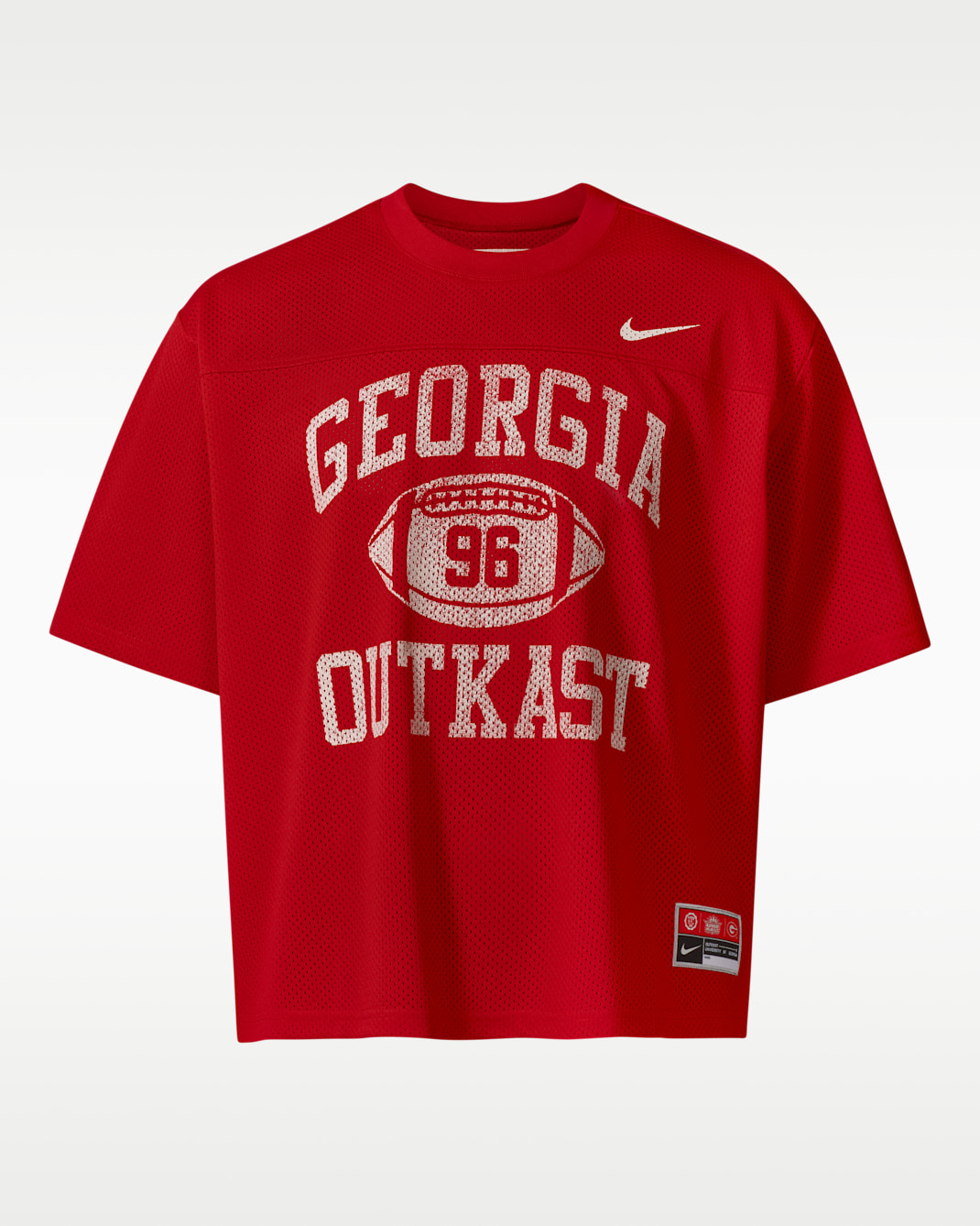 Jersey de fubol americano cropped Nike x UGA x Outkast - Rojo