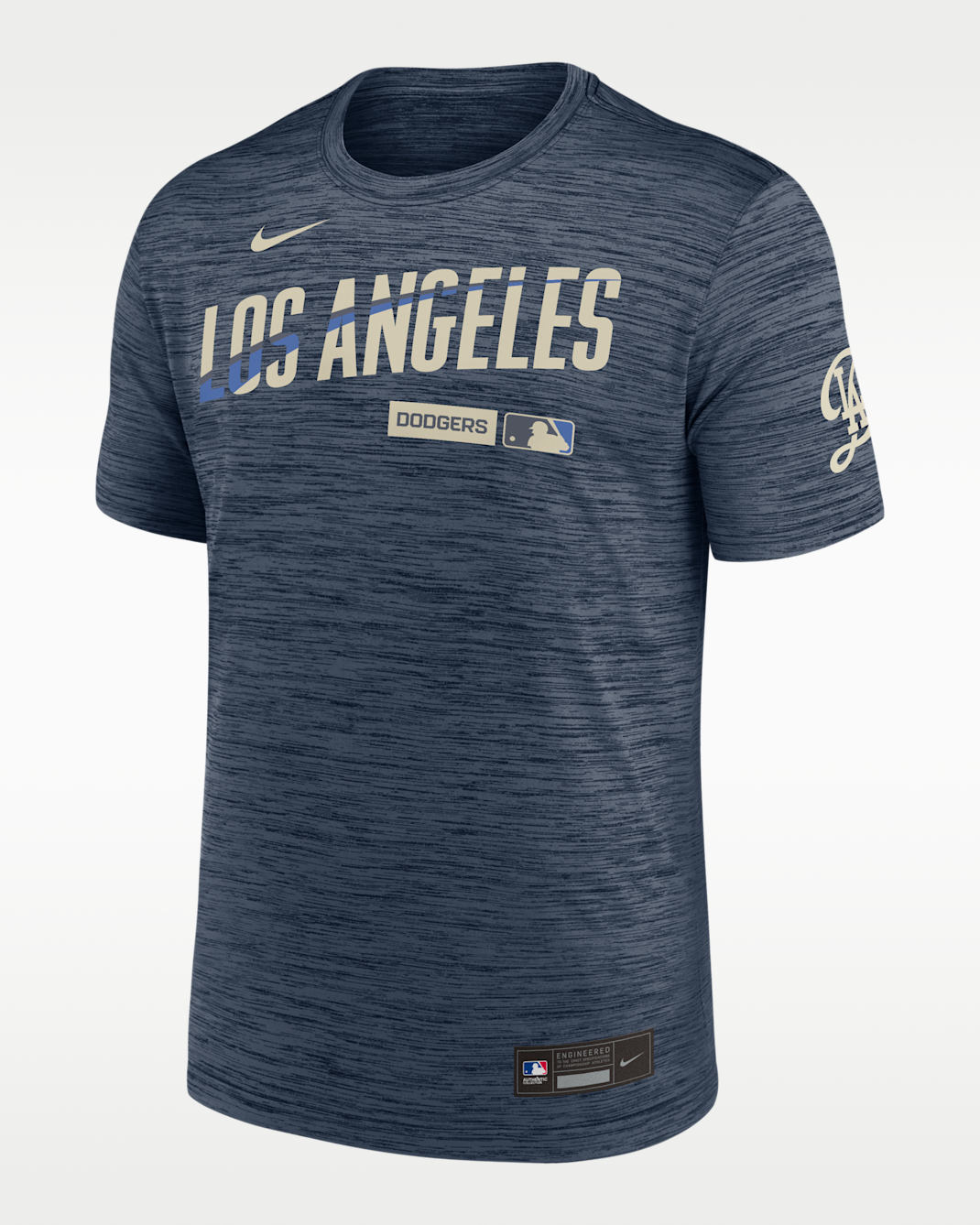 Playera Nike Dri-FIT de la MLB para hombre Los Angeles Dodgers City Connect Velocity - Trueno azul