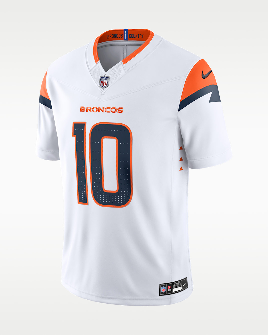 Bo Nix Denver Broncos Men's Nike Dri-FIT NFL Limited Jersey - White