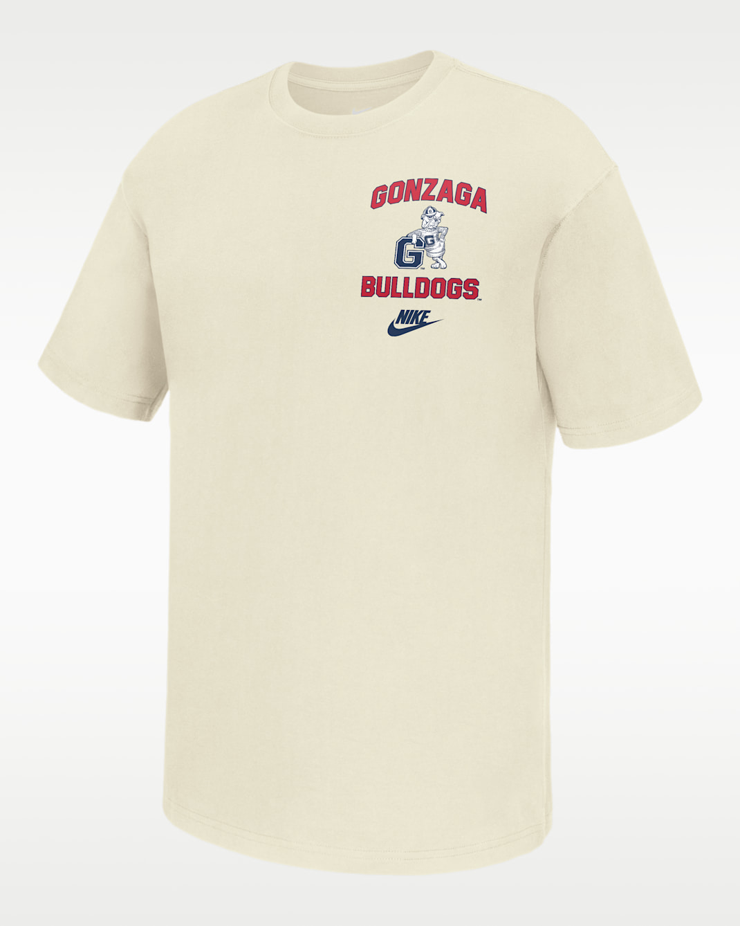 Playera de futbol americano Nike para hombre Gonzaga Bulldogs - Vela