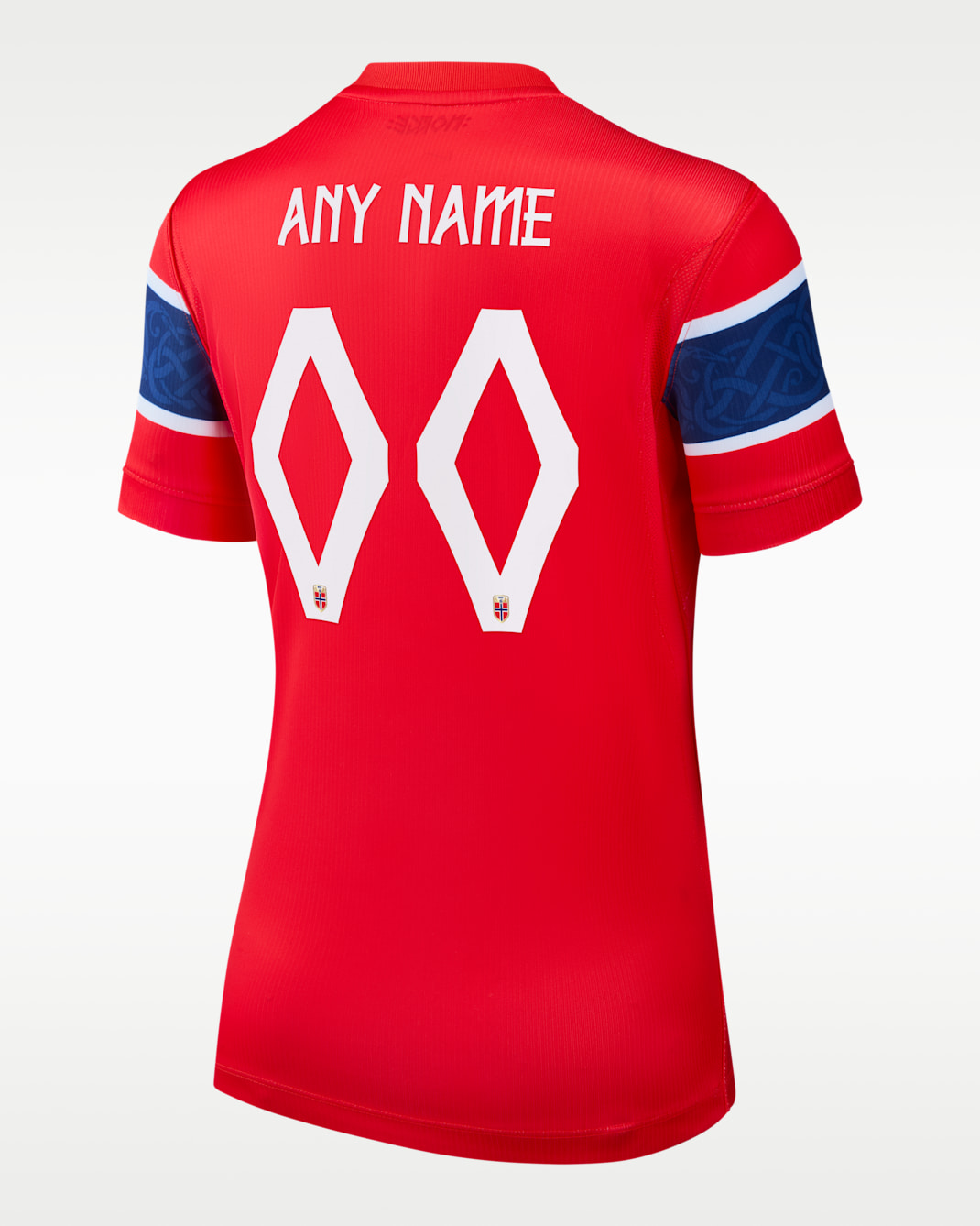 Norway 2026 Stadium Home Women's Nike Dri-FIT Soccer Replica Custom Jersey By You - Red