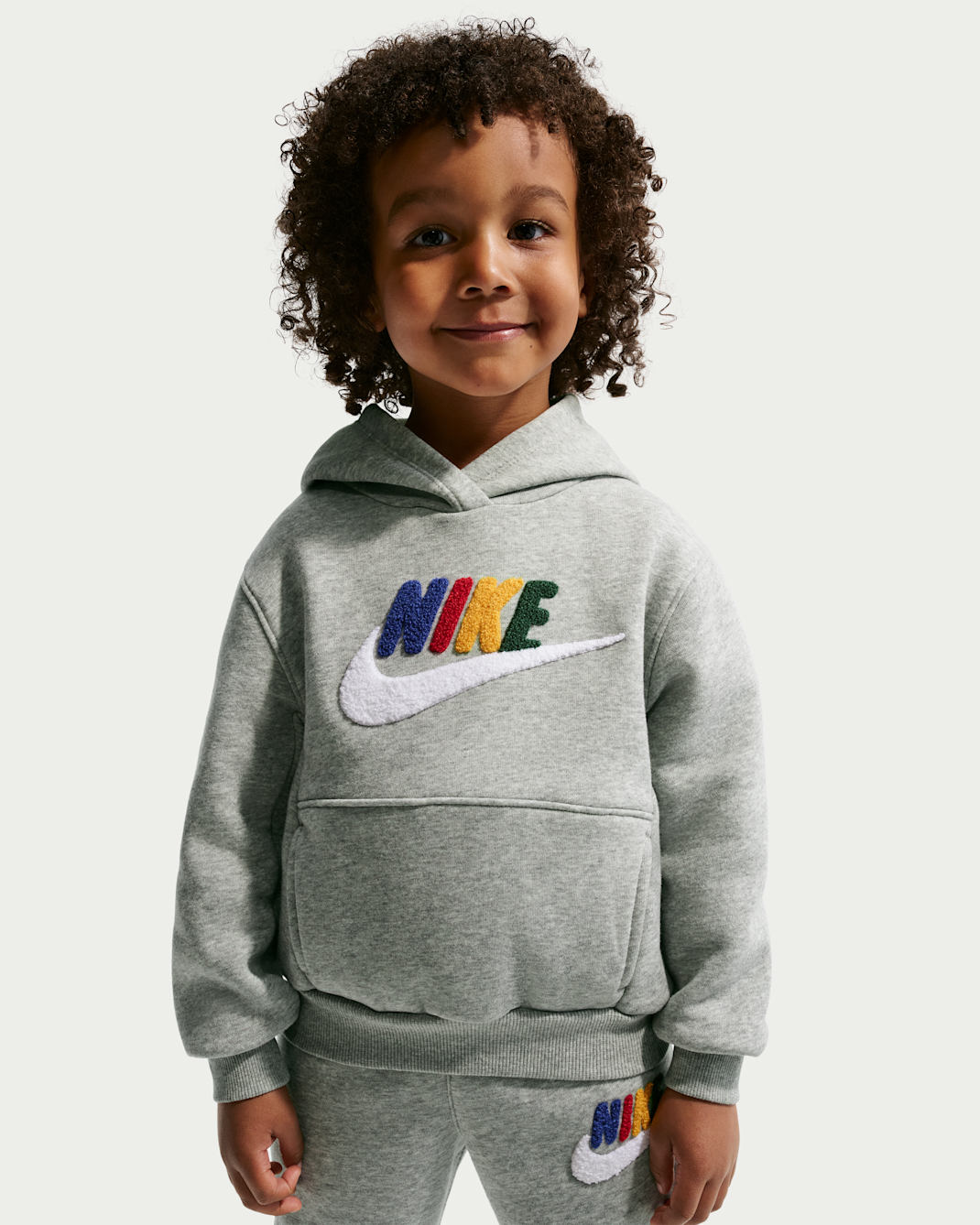 Nike Club Chenille Toddler Pullover Hoodie - Dark Grey Heather