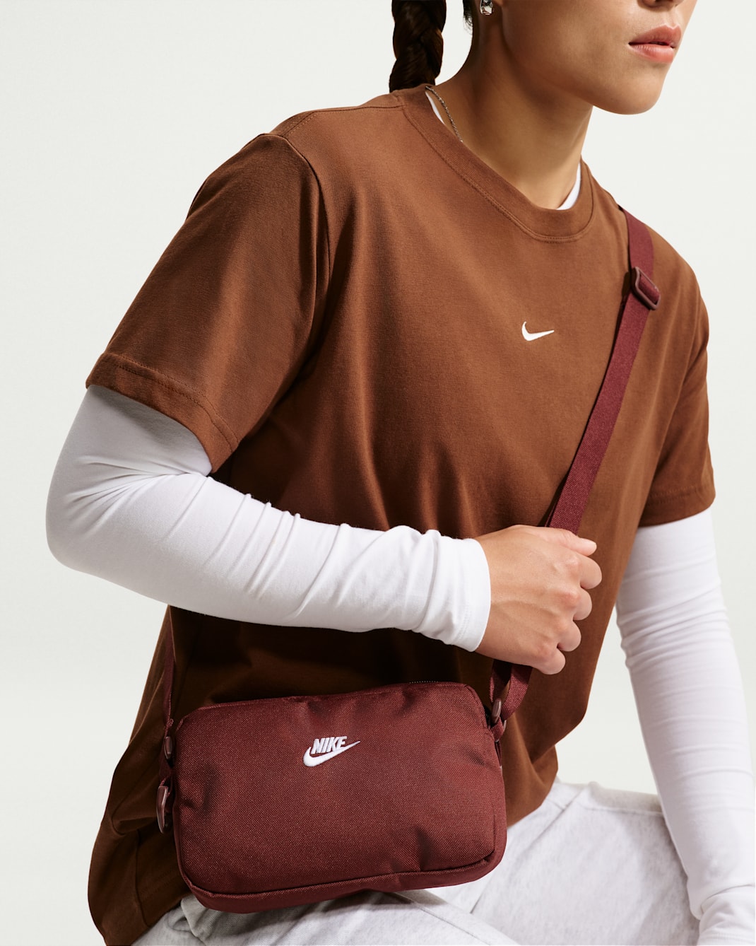Nike Heritage Cross-Body Bag 2.0 (2L) - Mystic Dates/Mystic Dates/White