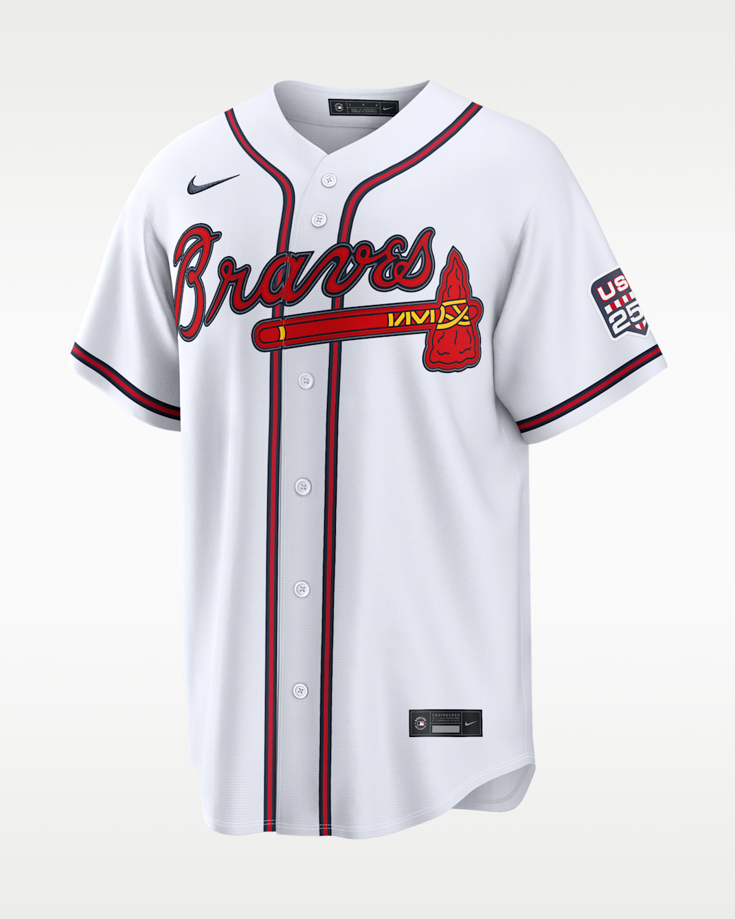 Drake Baldwin Atlanta Braves USA 250 Fourth of July Men's Nike MLB Stadium Jersey - White