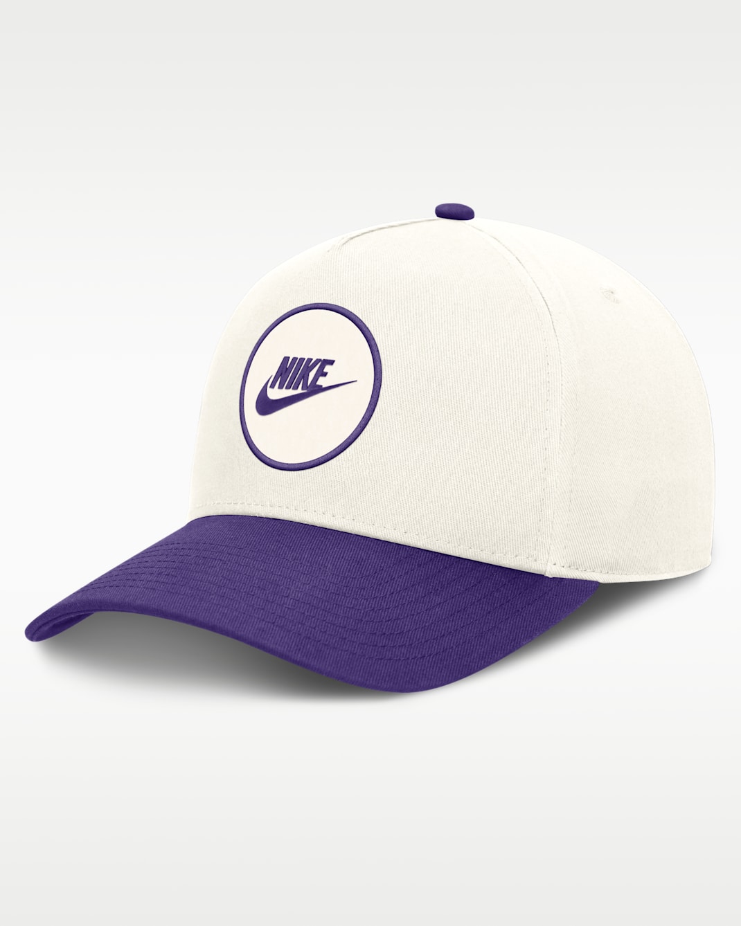LSU Rise Men's Nike Dri-FIT College A-Frame Adjustable Hat - White