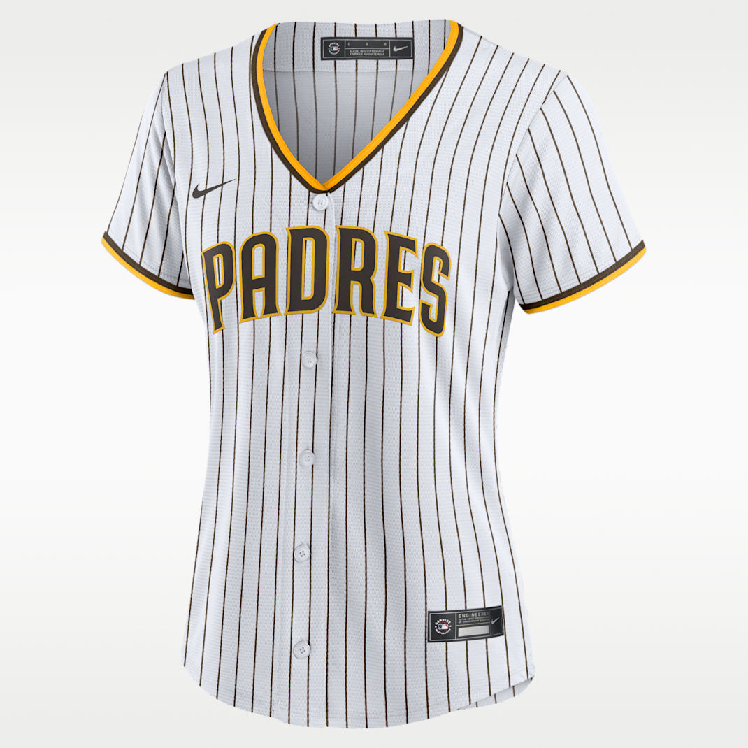 MLB San Diego Padres (Manny Machado) Women's Replica Baseball Jersey - White/Brown