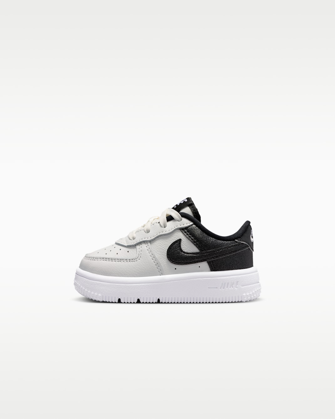 Nike Force 1 Low LV8 5 Baby/Toddler Shoes - Summit White/White/Metallic Silver/Black