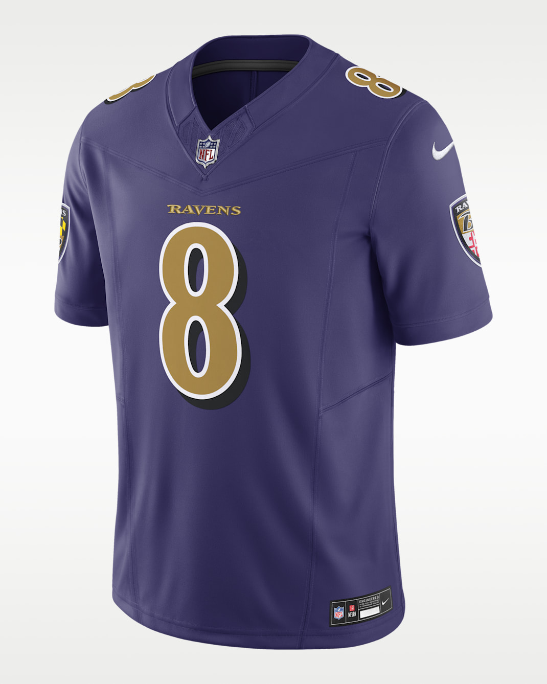 Jersey de fútbol americano Nike Dri-FIT de la NFL Limited para hombre Lamar Jackson Baltimore Ravens - Morado