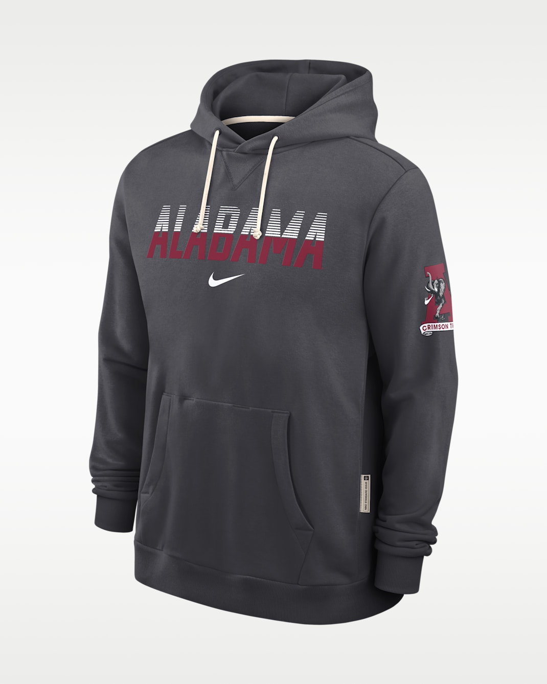 Alabama Sideline Standard Issue Men's Nike Dri-FIT College Pullover Hoodie - Anthracite