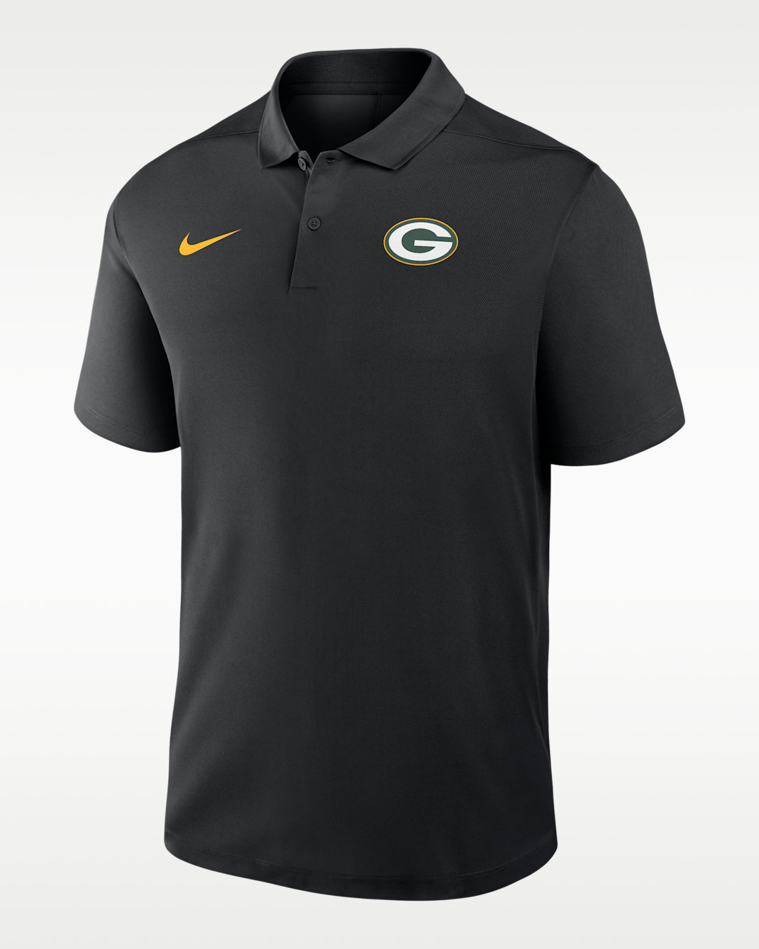 Polo Nike Dri-FIT de la NFL para hombre Green Bay Packers Logo Victory - Negro
