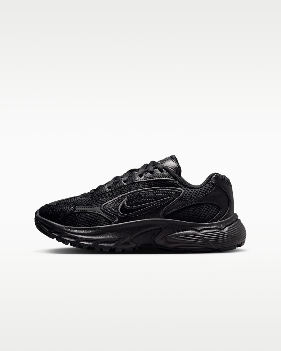 Nike Stratos Shift 2000 Older Kids' Shoes - Black/Dark Smoke Grey/Black