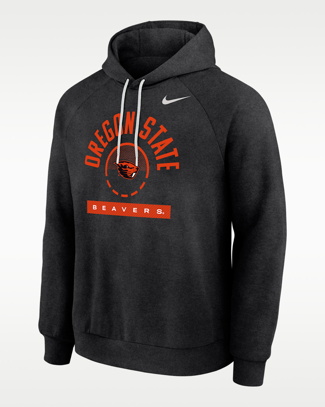 Sudadera con gorro universitaria Nike Dri-FIT para hombre Oregon State - Negro