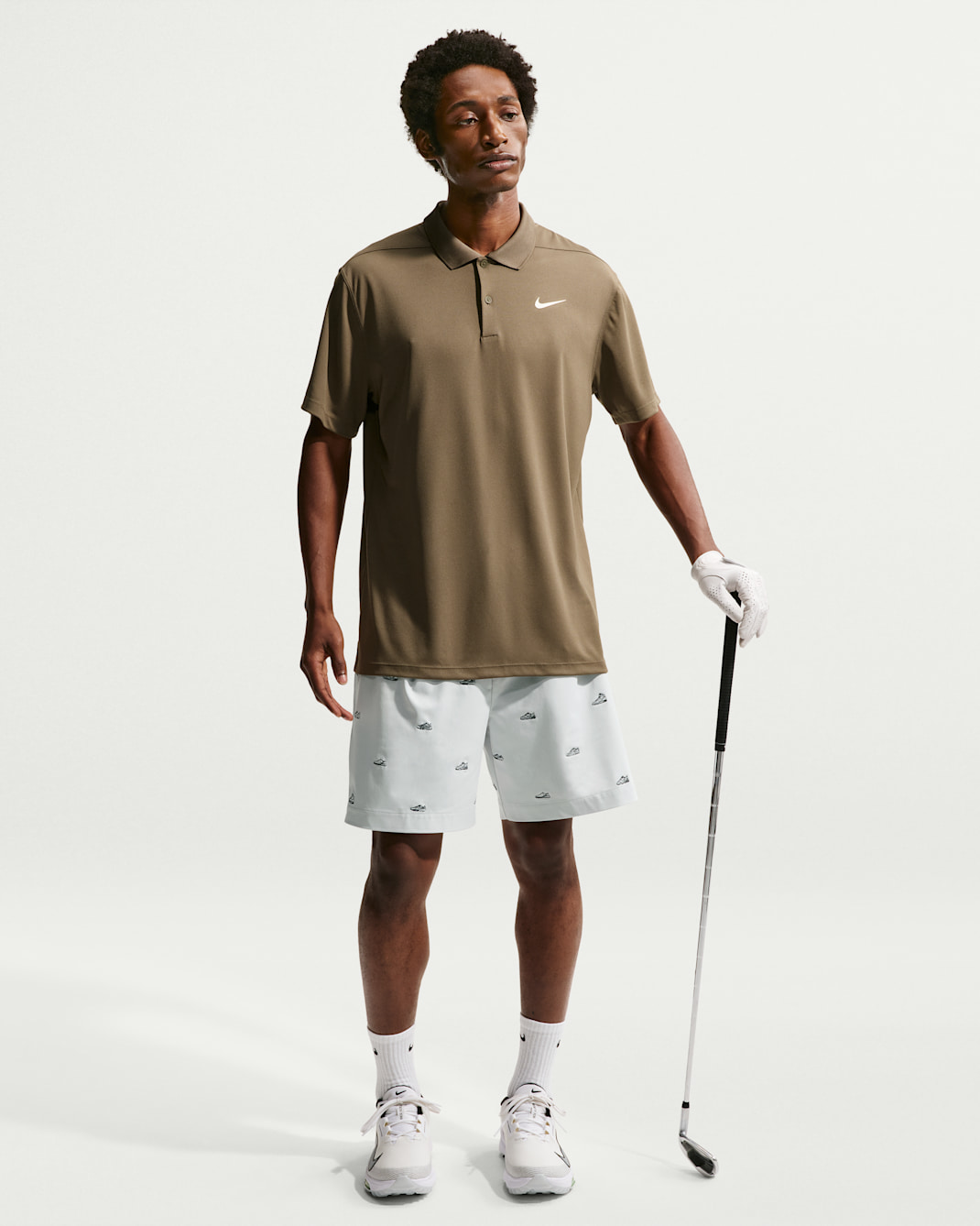 Nike Par Men's Dri-FIT Golf Shorts - Photon Dust/Photon Dust/College Navy/Photon Dust