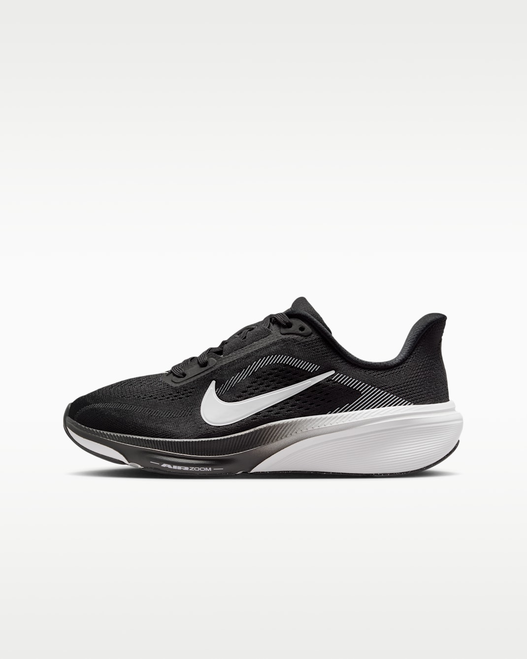 Nike Pegasus 42 Big Kids' Road Running Shoes - Black/Photon Dust/White