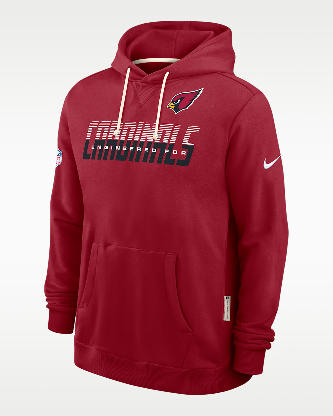 Arizona Cardinals Sideline Standard Issue Men's Nike Dri-FIT NFL Pullover Hoodie - Red